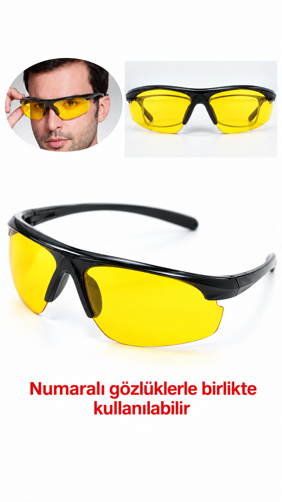Safedrive24 Gece Sürüş Gözlüğü